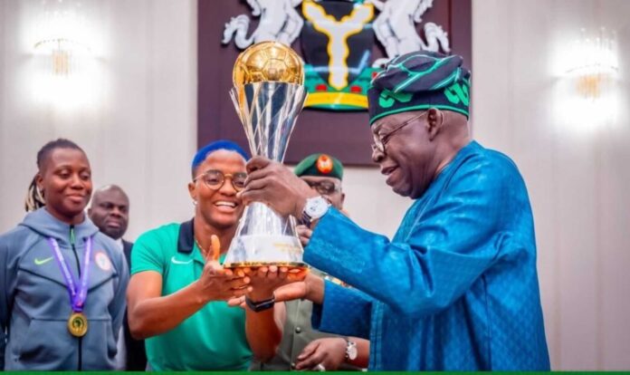 Bola Ahmed Tinubu Award National Honor To Wafcon Team