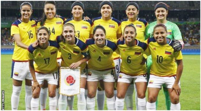 Brazil And Colombia Women Soccer Teams
