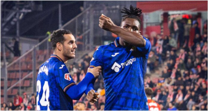 Christantus Uche Getafe Victory Celebration