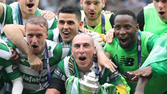 Dundalk Fc Players Celebrating Victory