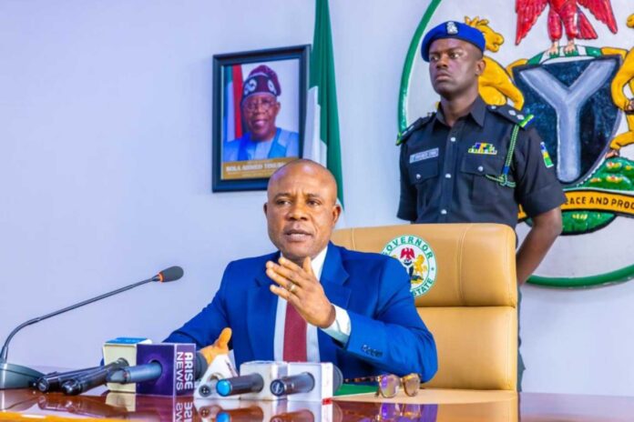 Governor Peter Mbah Speaking At Nysc Event