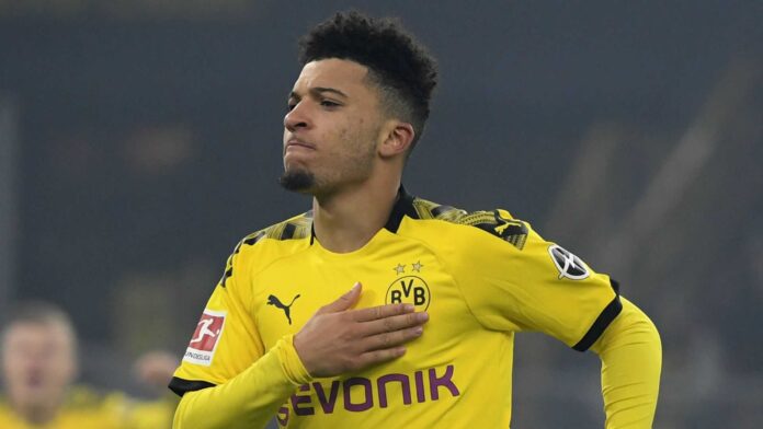 Jadon Sancho Playing Football