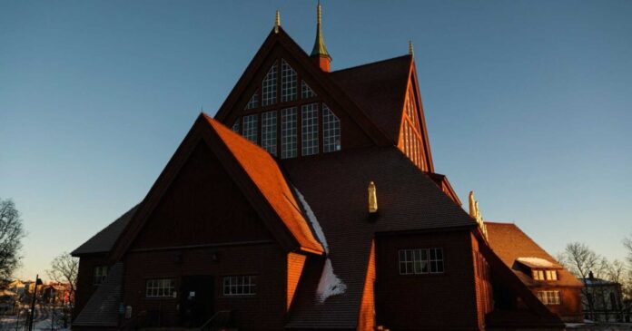 Kiruna Church Relocation In Sweden