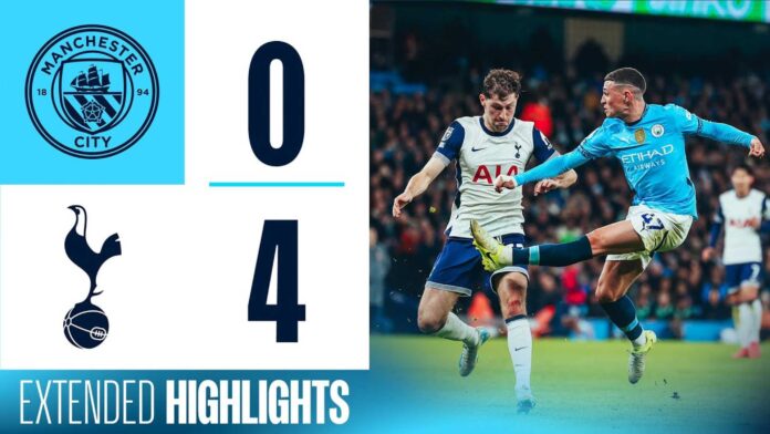 Manchester City Vs Tottenham Match Highlights