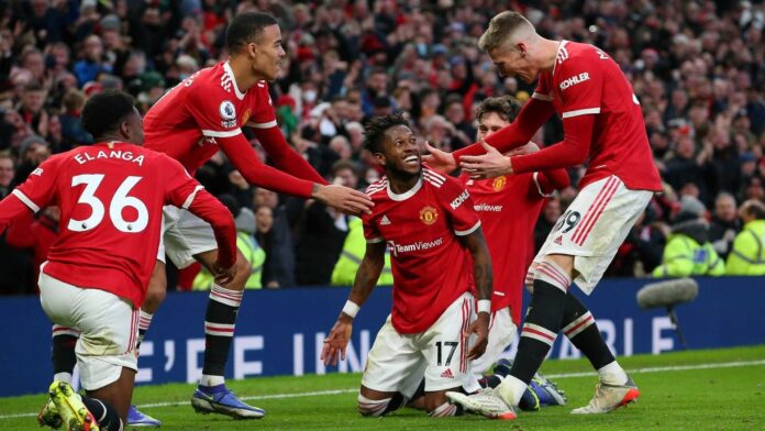 Manchester United Players In Action