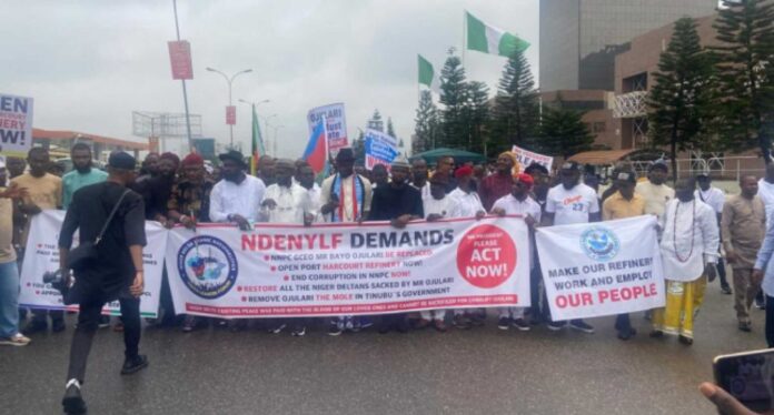 Niger Delta Protest Against Nnpcl Leadership