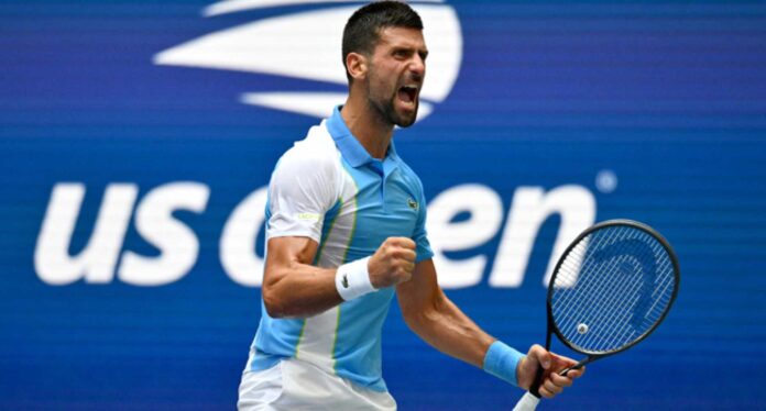 Novak Djokovic Plays At Us Open 2025