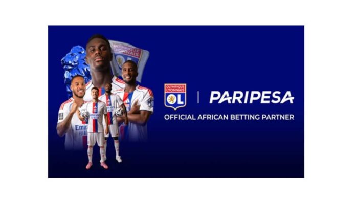 Olympique Lyonnais Logo And Paripesa Branding