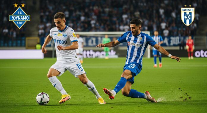 Pafos Vs Dynamo Kyiv Football Match