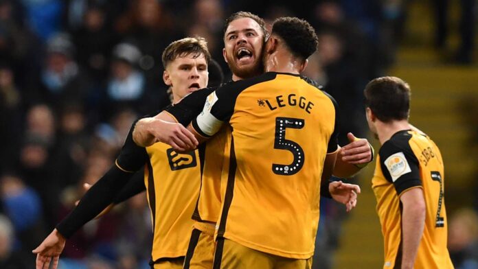 Port Vale Players Celebrating Goal