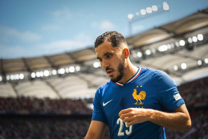 Rayan Cherki Wearing Manchester City Jersey