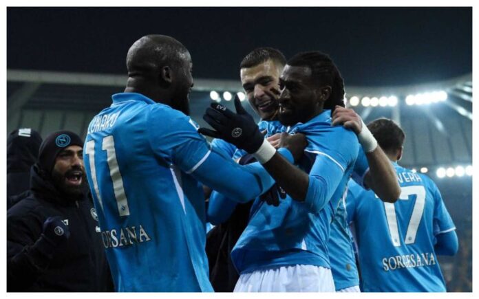 Romelu Lukaku Napoli Action Shot