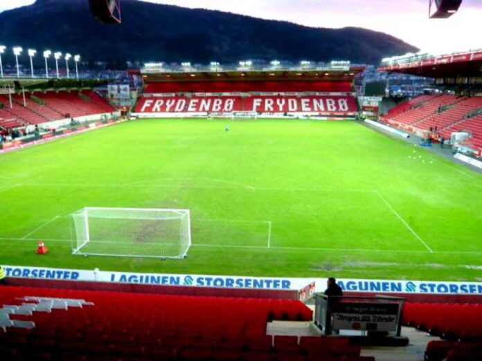 Sk Brann Football Match Bergen Norway