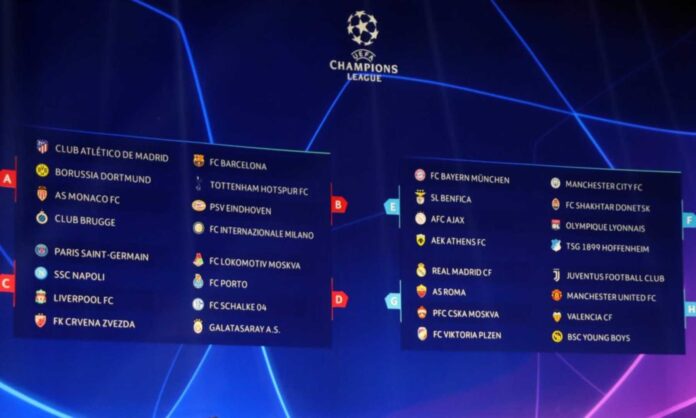 Uefa Champions League Draw Monaco