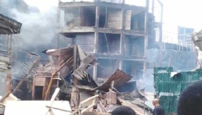 Afriland Towers Fire Incident In Lagos
