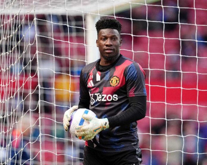 André Onana Playing Football At Old Trafford