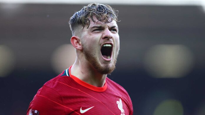 Aston Villa Harvey Elliott Celebrating Goal