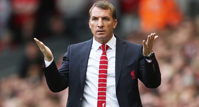 Brendan Rodgers Celtic Manager At Rugby Park