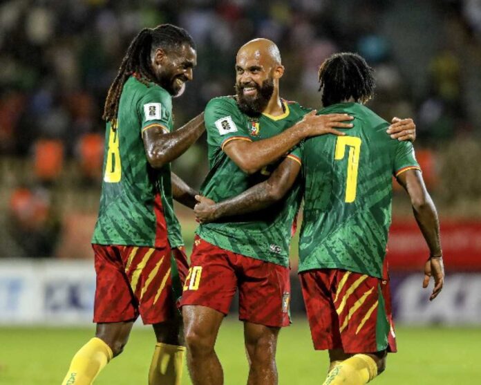 Cameroon's National Team Celebrating Victory