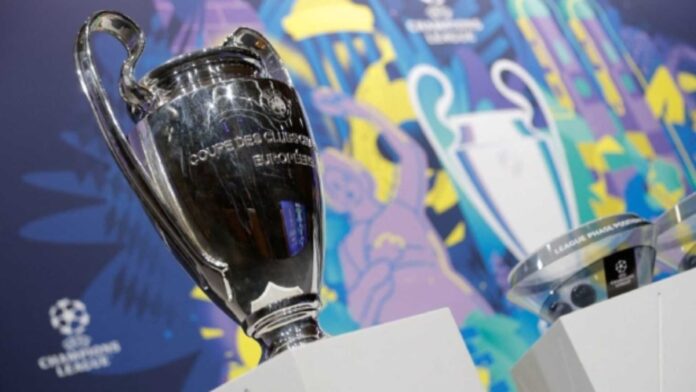 Champions League Trophy In Budapest