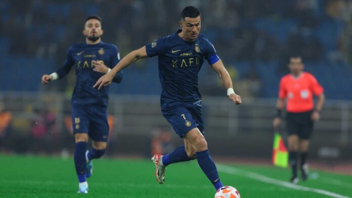 Cristiano Ronaldo And Teammates In Action
