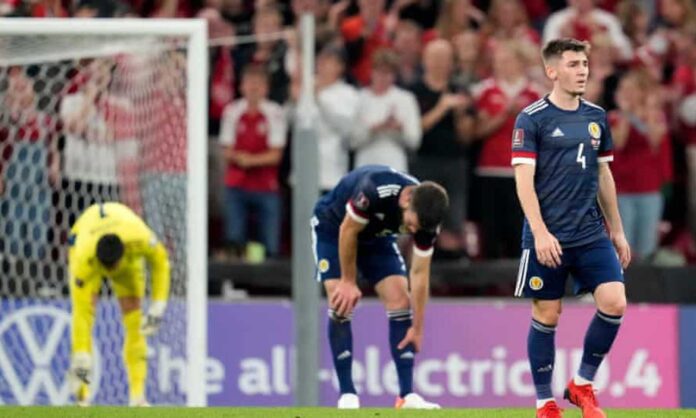 Denmark Vs Scotland Football Match