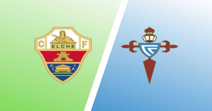Elche Vs Celta Vigo Football Match