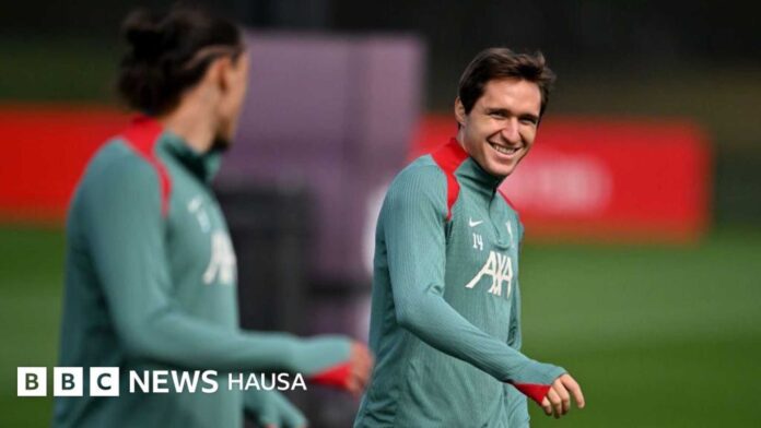 Federico Chiesa Training Session Liverpool