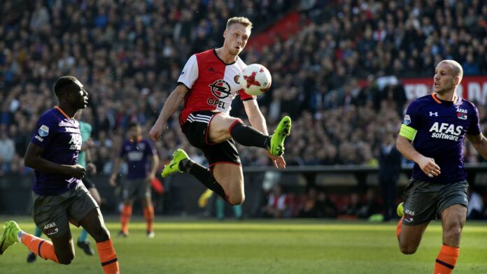Feyenoord Football Team In Action