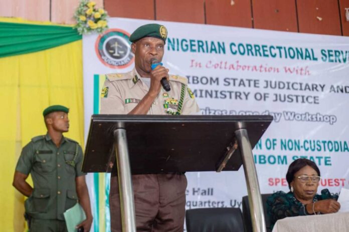 Frank Okonkwo Speaking At Workshop Akwa Ibom