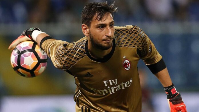 Gianluigi Donnarumma With Football
