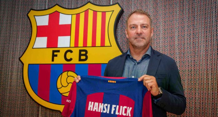 Hansi Flick Coaching Fc Barcelona