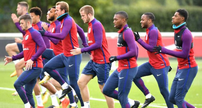 Harry Kane Training With England Team