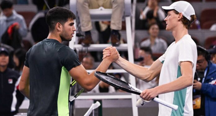 Jannik Sinner At China Open Court