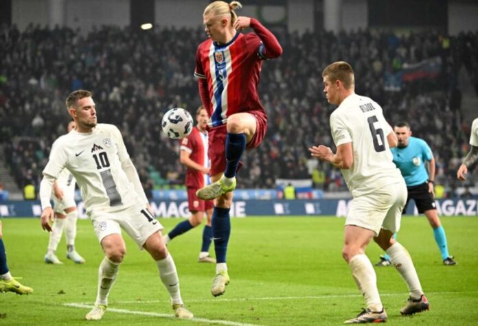 Latvia Versus Serbia Football Match