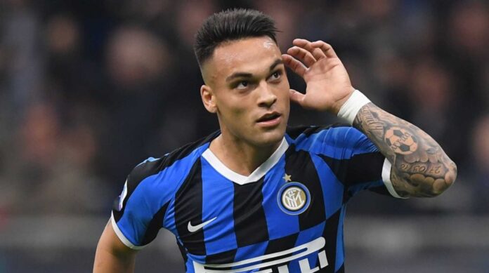 Lautaro Martinez Inter Milan Reaction