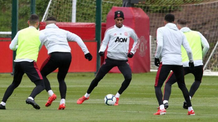 Manchester United Players Training Session
