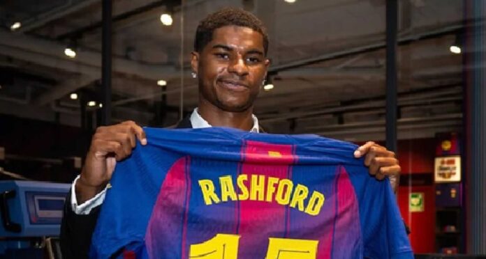 Marcus Rashford Playing For Barcelona
