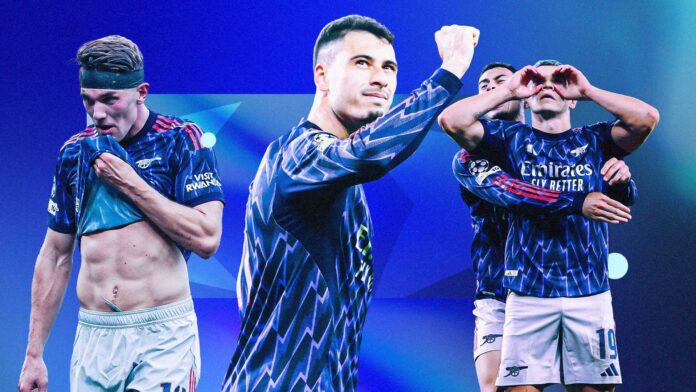 Nathan Broadhead Celebrating Goal For Wrexham