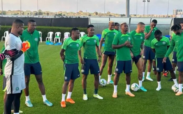 Nigeria Football Team Training Session
