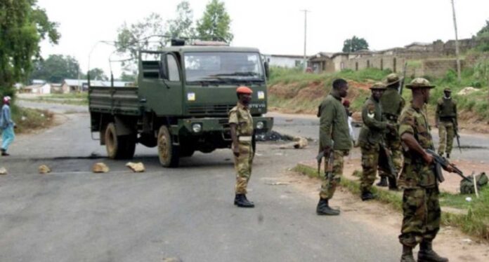 Nigerian Troops Operation Whirl Stroke