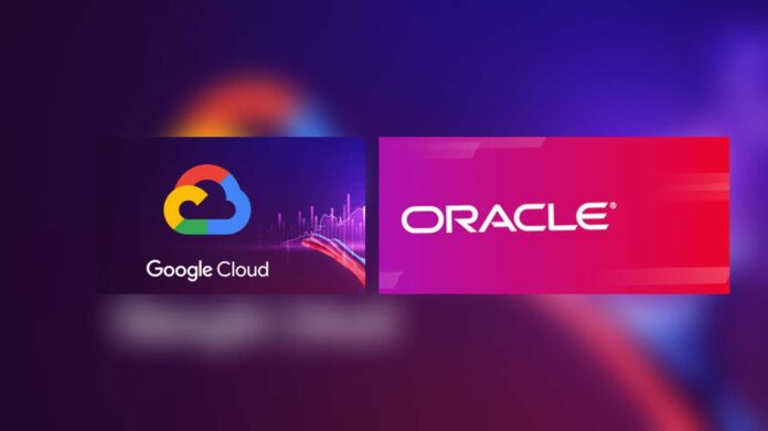 Oracle Logo And Cloud Computing