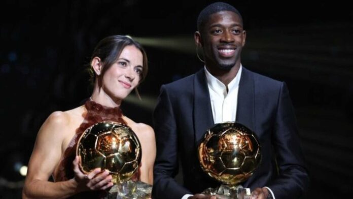 Ousmane Dembélé And Aitana Bonmatí At Ballon D'or