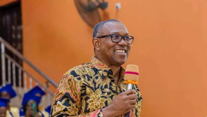 Peter Obi At Enugu Event Health Announcement