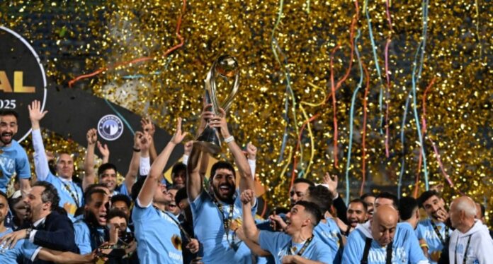 Pyramids Fc Players Celebrating Caf Champions League