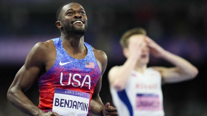 Rai Benjamin Winning 400m Hurdles Tokyo 2025