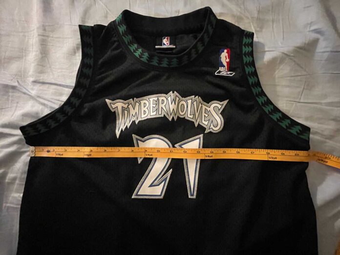 Timberwolves Black Trees Jersey