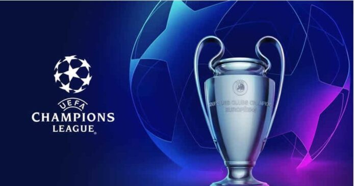 Uefa Champions League Logo With Trophy
