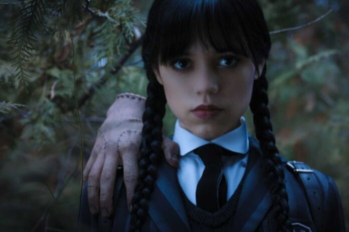 Wednesday Adams, Jenna Ortega In Spooky Scene
