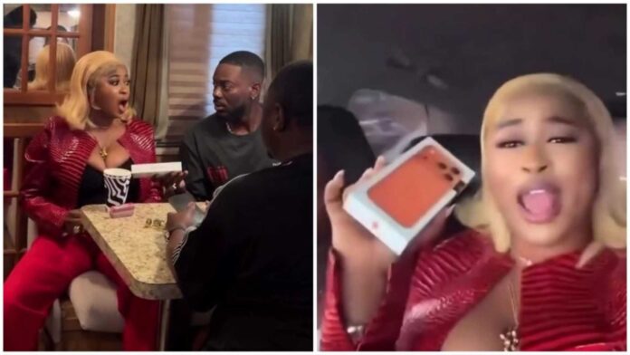 Adekunle Gold Gifts Iphone To Imisi